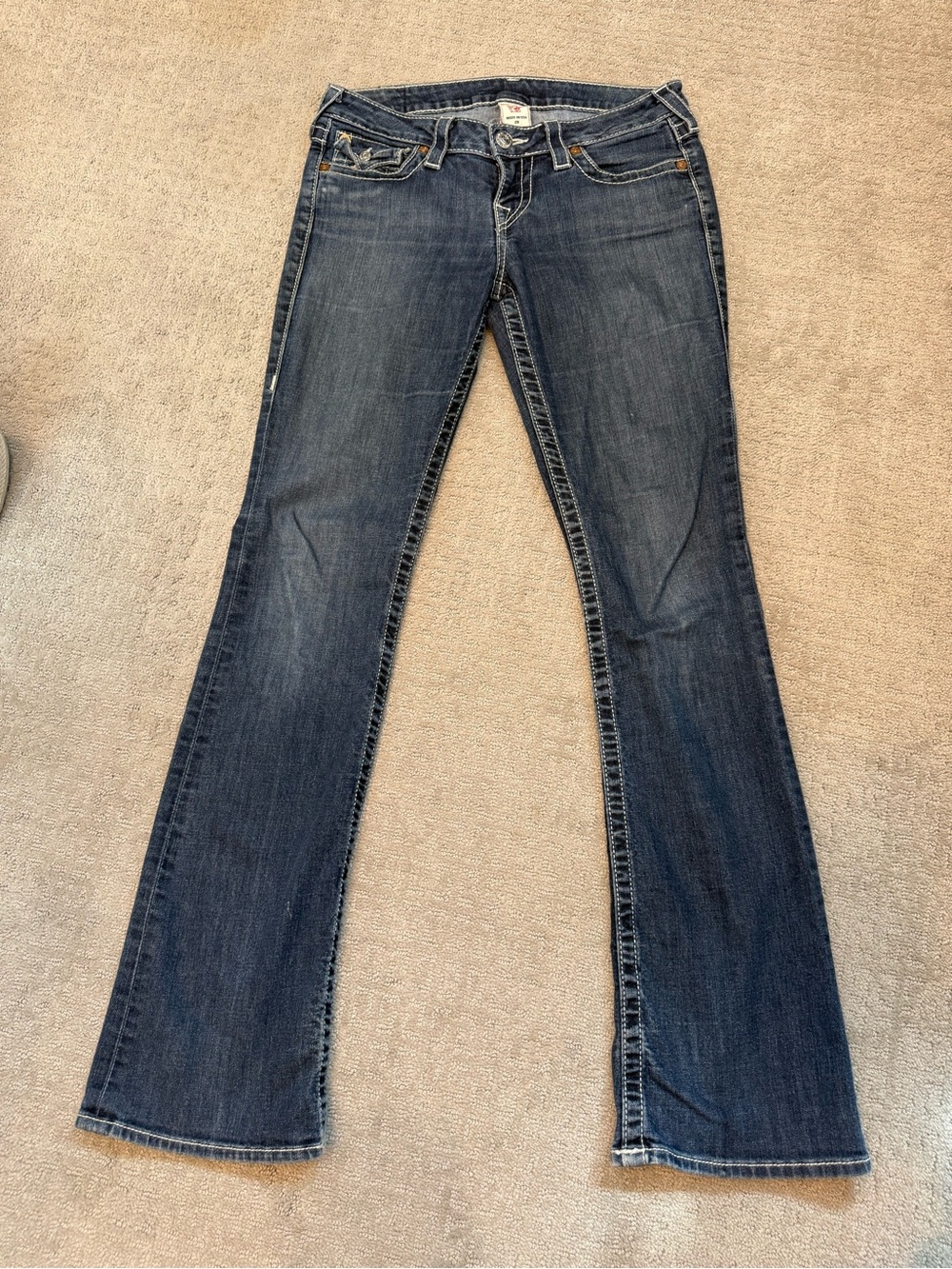 True Religion Dark Blue Flare Jeans